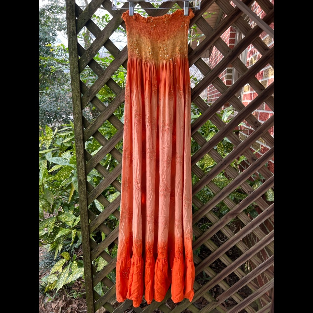 Miss Me strapless maxi dress